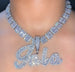 Icy Custom Pendant Name Necklace