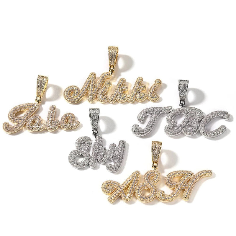 Mini Icy Custom Pendant Name Necklace
